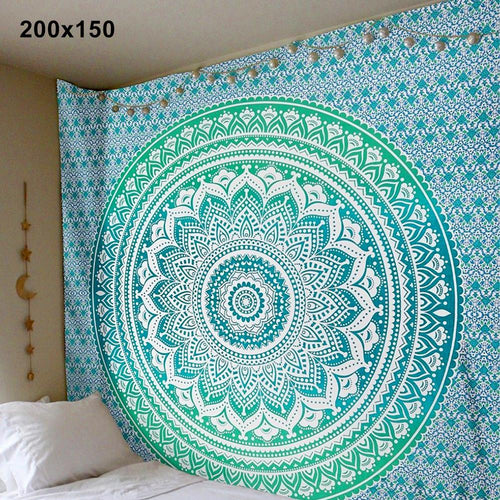 Bohemian Mandala Wall Tapestry And Yoga Mat Decor